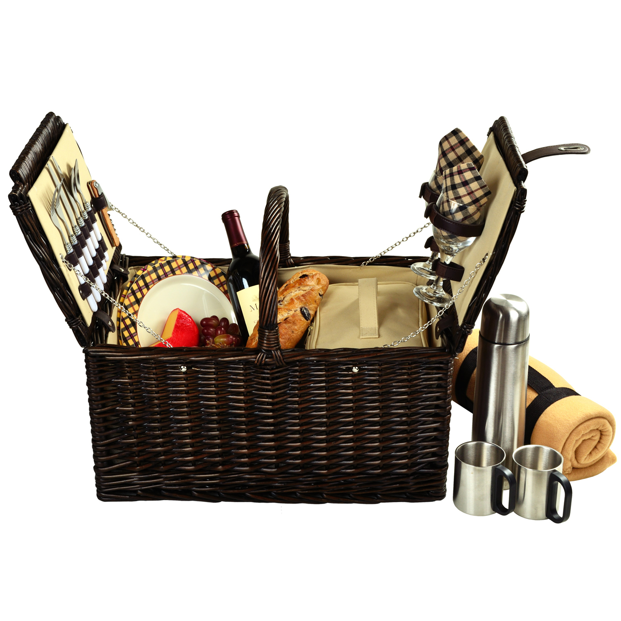 Surrey Picnic Bskt for 2 w/Blkt & Coffee