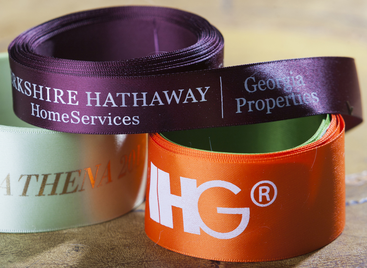 Custom Ribbon with Logo - 1 1/2 Satin