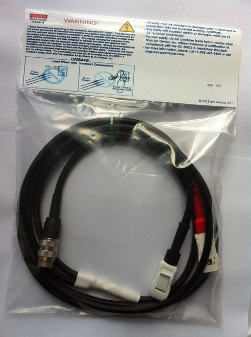 Copy of Virtual Gym Special Secure Connect Snap Lead Cable LOWER WAVEFORMS   (IEC 60601 compliant)   