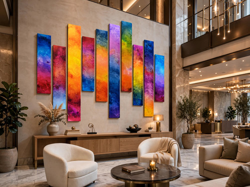 Pillars of colors 7