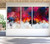 When There Is a Meaning 48x90 triptych styled as luxury designer decor in modern luminous living room
