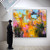 extra large abstract impressionistic painting 