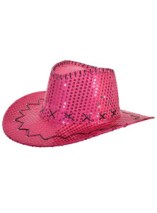 Hat Cowboy Outback Pink Sequin Hat Cowboy Outback Pink Sequin