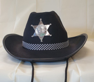 Hat Sheriff Deputy Black Adult Hat Sheriff Deputy Black Adult