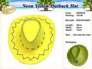 Hat Outback Neon Yellow Hat Outback Neon Yellow