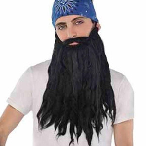 Beard & Moustache Black Plush