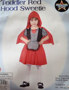 Costume Toddler Red Hood Sweet 3-4 years