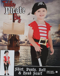 Costume Toddler Pirate Boy 3-4 years Costume Toddler Pirate Boy 3-4 years