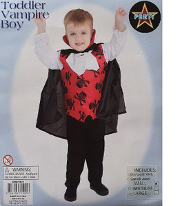 Costume Toddler Vampire Boy 3-4 years Costume Toddler Vampire Boy 3-4 years
