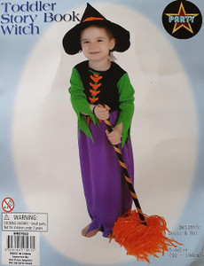 Costume Toddler Witch Story Bo 3-4 years Costume Toddler Witch Story Bo 3-4 years
