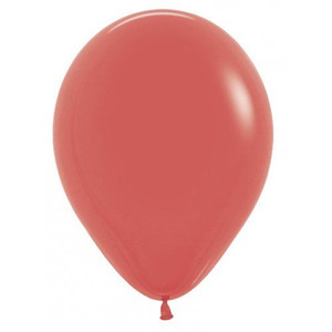 Balloon 30cm Coral Latex Each
