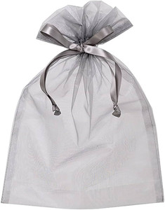 Bag Organza Large Silver Each
