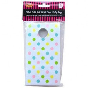 Bag Paper Pastel Polka Dot Rnd