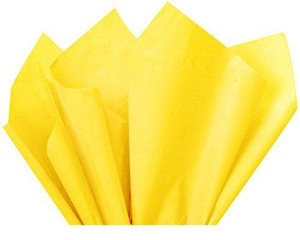Paper Tissue Yellow 50cm x 75cm 5pk