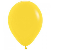 Balloon 12cm Metallic Yellow