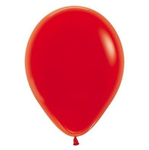 Balloon 30cm Red Sempertex Latex Each