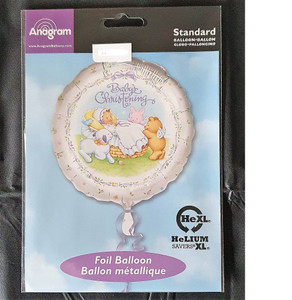 Balloon Foil 43cm Babys Christening Heavenly Moments Balloon Foil 43cm Babys Christening Heavenly Moments