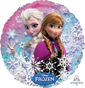 Balloon Foil 45cm Frozen Disney Holographic Balloon Foil 45cm Frozen Disney Holographic