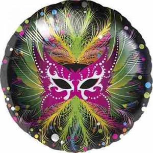 Balloon Foil 46cm Mask Carnival Balloon Foil 46cm Mask Carnival