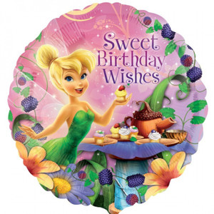 Balloon Foil 43cm Tinkerbell Sweet Birthday Wishes Balloon Foil 43cm Tinkerbell Sweet Birthday Wishes