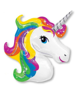 Balloon Foil 83cm Unicorn Rainbow Jumbo Supershape Balloon Foil 83cm Unicorn Rainbow Jumbo Supershape