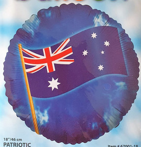 Balloon Foil 46cm Australian Flag Balloon Foil 46cm Australian Flag
