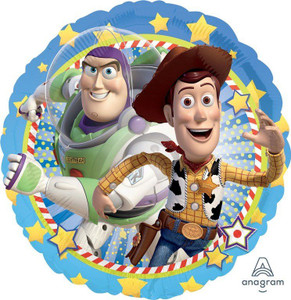 Balloon Foil 43cm Toy Story Woody & Buzz