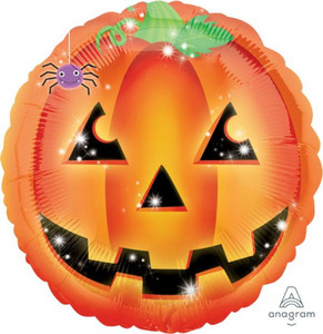 Balloon Foil 43cm Playful Pumpkin