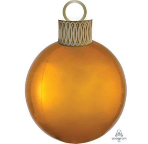 Balloon Foil 38cm Orbz Ornament Gold Air Inflate Balloon Foil 38cm Orbz Ornament Gold Air Inflate