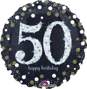 Balloon Foil 45cm 50 Sparkling Celebration Holographic Balloon Foil 45cm 50 Sparkling Celebration Holographic