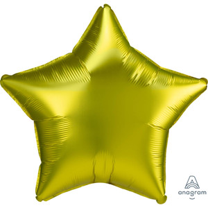Balloon Foil 48cm Shape Lemon Luxe Star