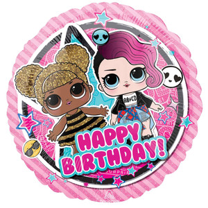 Balloon Foil 43cm LOL Surprise Happy Birthday Balloon Foil 43cm LOL Surprise Happy Birthday