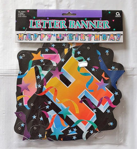 Banner 40th Birthday Letter Jo