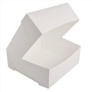Box Cake White 12in x 12in x 6