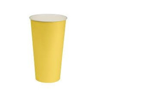 Cup Milkshake Yellow 650ml / 22oz 50pk