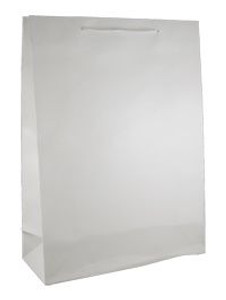 Bag White Large Gloss Laminate