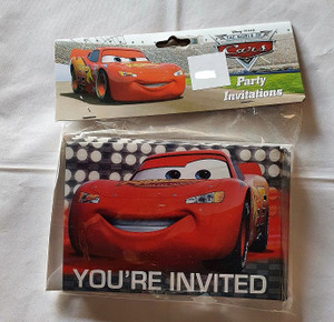 Invitation Cars 8pk Invitation Cars 8pk