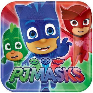 Plate Snack PJ Masks 8pk