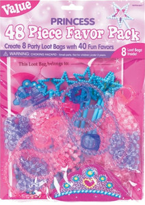 Favor Pack Princess Party 48pk