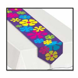 Table Runner Retro Flowers