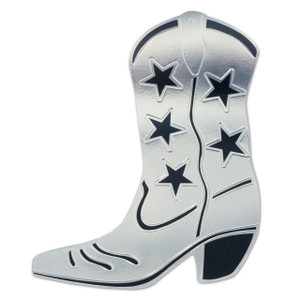 Cutout Boot Silver / Black Cow