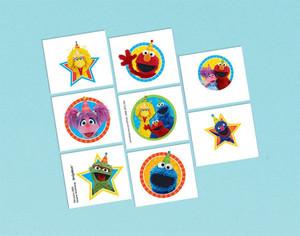 Tattoo Sesame Street 8pk