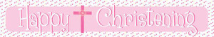 Banner Christening Girl Lamina