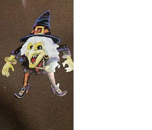 Cutout Witch Large
