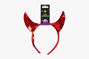 Headband Red Devil Sequin Headband Red Devil Sequin