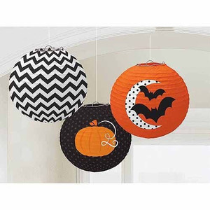 Lantern Halloween 3pk