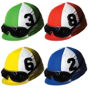 Cutout Jockey Helmet 4pk