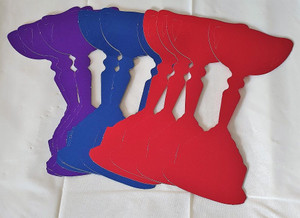 Cutout Trophy 200mm Multi 12pk