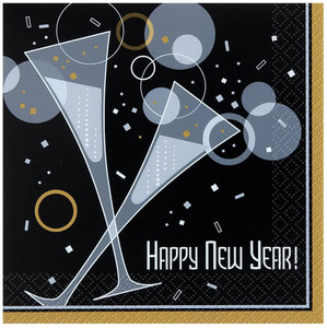 Napkin Lunch Happy New Years 2