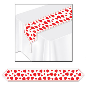 Table Runner Hearts